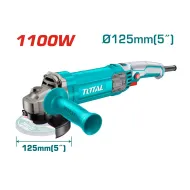 Անկյունային հղկող մեքենա 125մմ/1100Վտ 