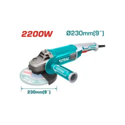 Անկյունային հղկող մեքենա (ԱՀՄ) - Բալգարկա /2200Վատտ/230մմ/Արտադրական/INDUSTRIAL