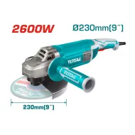 Անկյունային հղկող մեքենա (ԱՀՄ) - Բալգարկա /2600Վատտ/230մմ/Արտադրական/INDUSTRIAL