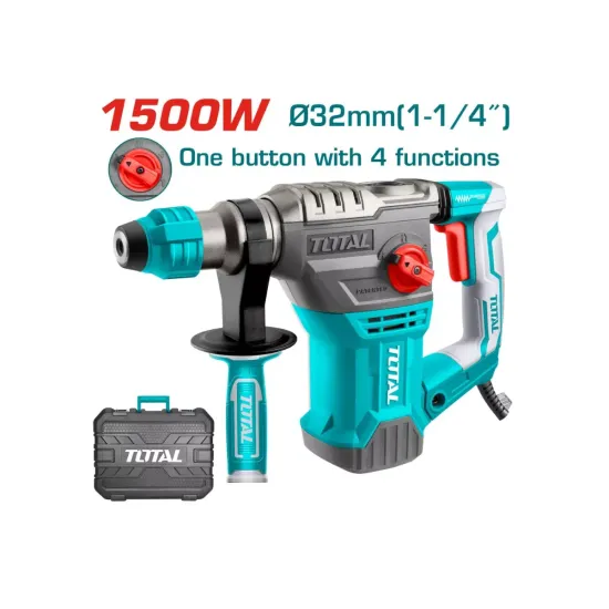 Էլեկտրական հորատիչ (Պերֆերատոր) / SDS Plus / 1500Վատտ / 5,5ջոուլ / Մետաղյա ծածկ / 4 գործառույթ / Արտադրական / INDUSTRIAL