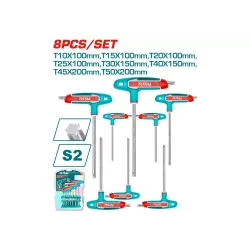 T-աձև աստղաձև բանալիների հավաքածու ` 8 հատ