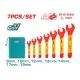 Insulated open-end wrench set 7 pcs