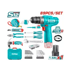 Գործիքների հավաքածու հարվածային Գայլիկոն-պտուտակահան 89 հատ