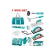 A combo set of plastering tools