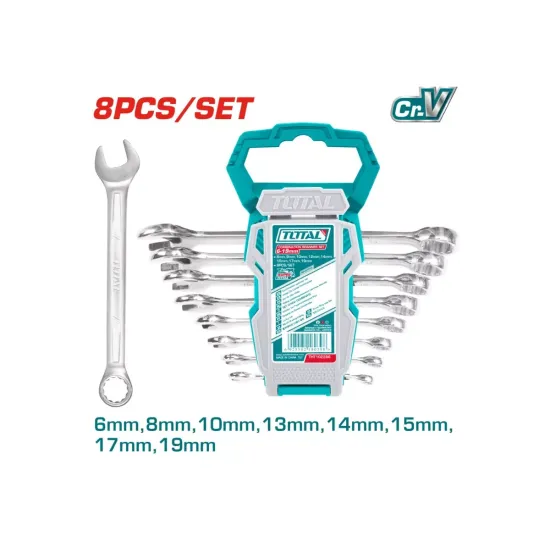 Combination spanner set 8pcs