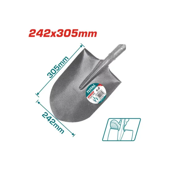 Պողպատե բահ 300x242 մմ