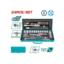 Գործիքների հավաքածու 1/2 դյույմ 24 հատ