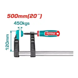 Ամրակ F - տեսքով 120x500մմ Ամրակ F - տեսքով 120x500մմ