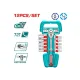Socket set, 1/2, sockets 10 - 24 mm, with ratchet wrench