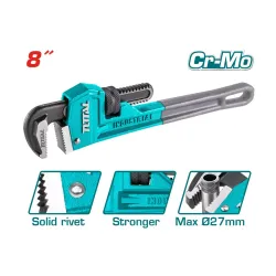 Խողովակի բանալի 0-27 մմ - 200 մմ 8 "