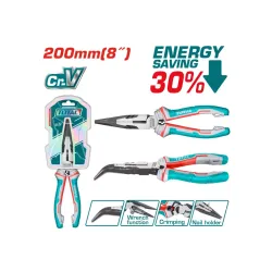 Տափակաբերան թեք երկար քթով աքցան 200 մմ