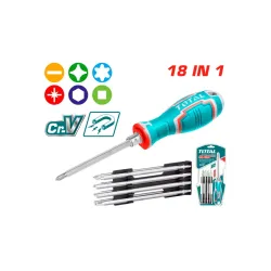 Երկգլխանի պտուտակահանների հավաքածու 18-ը 1-ում