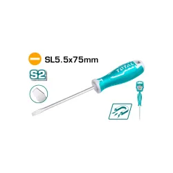 Պտուտակահան ՝ հարթ ( տափակ ) SL 5.5 x 75 մմ 