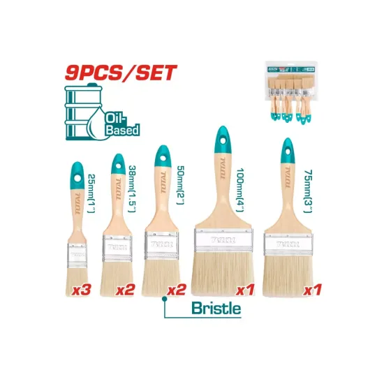 Set of brushes 9pcs