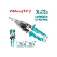 Metal shears with straight cut