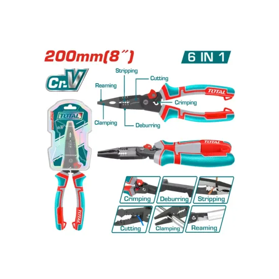 6 in 1 Multifunctional Combination Pliers
