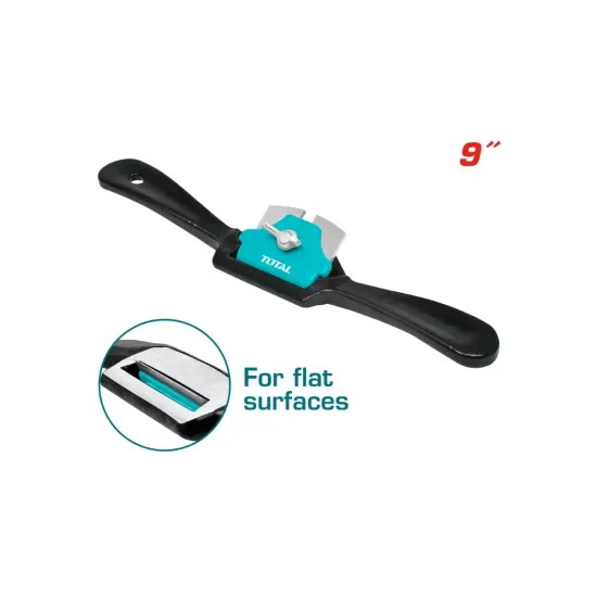 Curved flat surface scraper