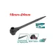 Double side ratchet wrench 19x24 mm