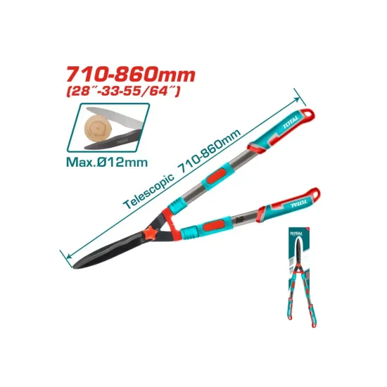 Telescopic Hedge Shear 710-860mm