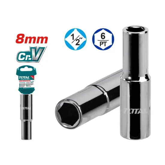 Deep socket head 8mm - 1/2 "