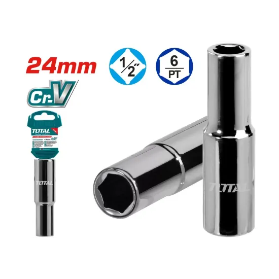 Deep socket head 24mm - 1/2 "