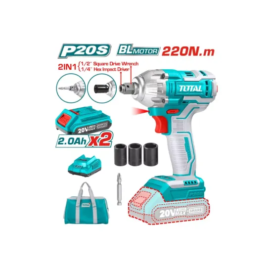 Լիթիում - իոնային Գայկավյորտ 20 Վ / 220 Նմ - 1/2 դյույմ