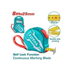 Ժապավեն չափիչ ՝  ( ռուլետկա )  8 մ x 25 մմ :