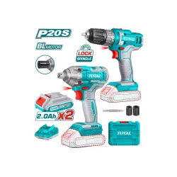 Գայլիկոնիչի և պտուտակահանի համակցված հավաքածու 20 վ մարտկոցով