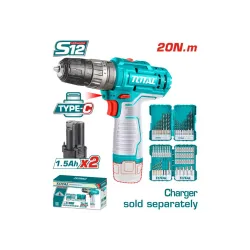 Անլար հարվածային պտուտակադարձիչ (դռել) 12Վ / 1.5Աժ