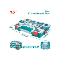 Գլխիկների արկղ պլաստիկ 15"