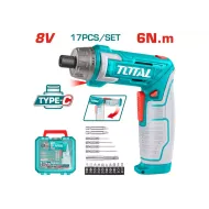 Մարտկոցով պտուտակադարձիչ 8Վ/6 Նմ USB Type-C