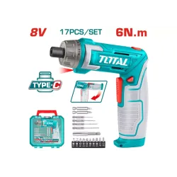 Մարտկոցով պտուտակադարձիչ 8Վ/6 Նմ USB Type-C