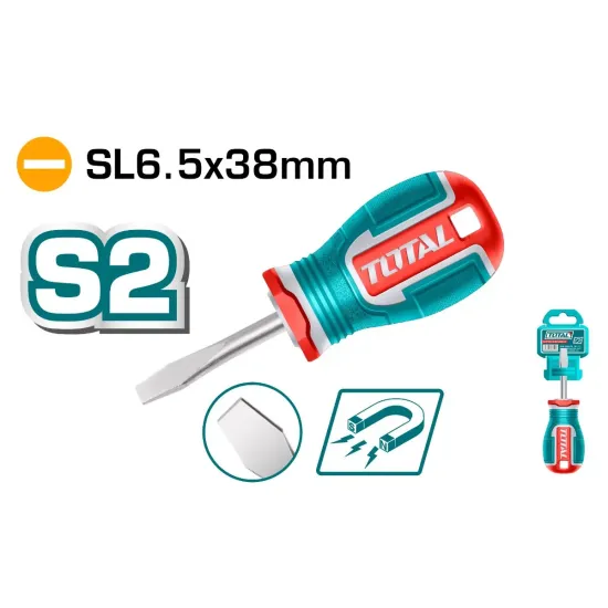 ﻿﻿Պտուտակահան տափակ SL 6.5 x 38 մմ