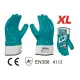 Synthetic rubber gloves XL