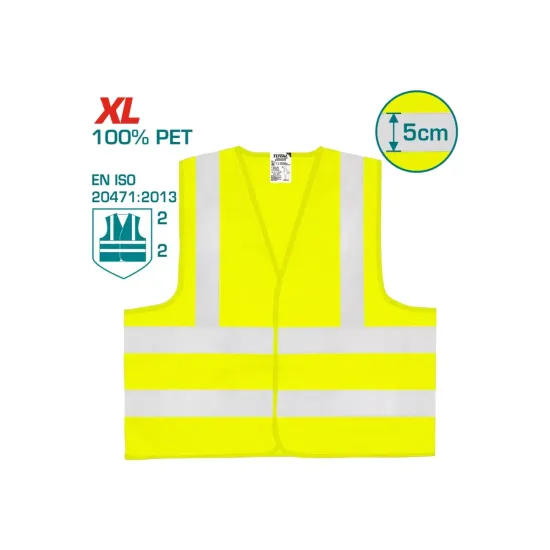 Արտացոլող ժիլետ դեղին XL