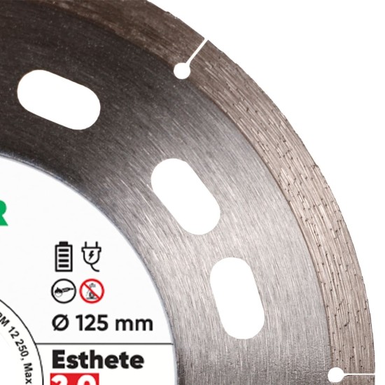 Ալմաստե կտրող սկավառակ 1A1R Esthete 2.0․ 125x22․23x1.1x6 Ալմաստե կտրող սկավառակ 1A1R Esthete 2.0․ 125x22․23x1.1x6