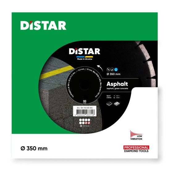 Ալմաստե կտրող սկավառակ ասֆալտի 350x25.4x3.5 1A1RSS 350 Asphalt Ալմաստե կտրող սկավառակ ասֆալտի 350x25.4x3.5 1A1RSS 350 Asphalt