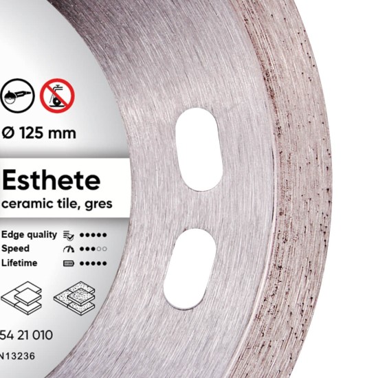 Ալմաստե կտրող սկավառակ 1A1R 125x22.22x8x1 ESTHETE Ալմաստե կտրող սկավառակ 1A1R 125x22.22x8x1 ESTHETE