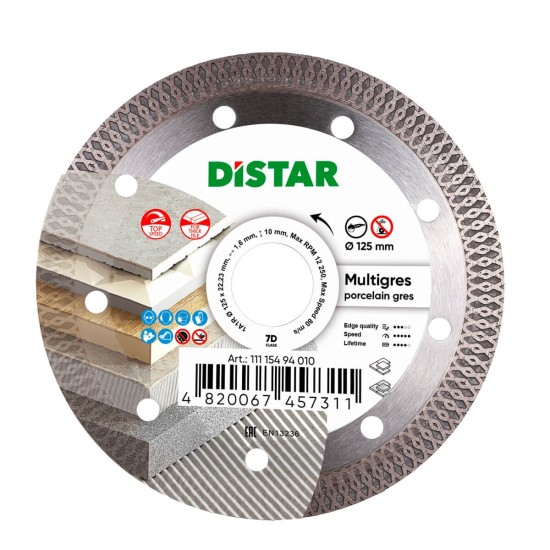 Ալմաստե կտրող սկավառակ 1A1R 125 Multigres 125x22.22x1.4 - 10x1.6mm Ալմաստե կտրող սկավառակ 1A1R 125 Multigres 125x22.22x1.4 - 10x1.6mm