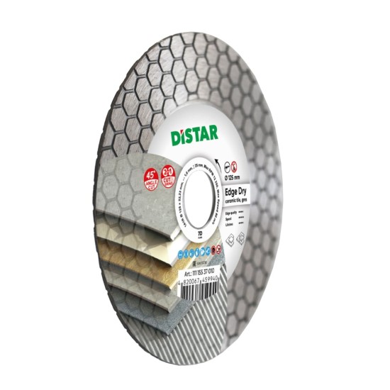 Ալմաստե կտրող սկավառակ 1A1R 125x22.22x25x1.6mm Edge Dry Ալմաստե կտրող սկավառակ 1A1R 125x22.22x25x1.6mm Edge Dry