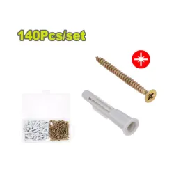 ՄԴՖ պտուտակների և դյուպելների հավաքածու, 140 հատ DYLLU DTXT2B01