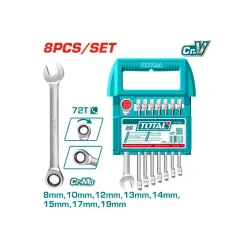 8 Pcs Ratchet spanner set