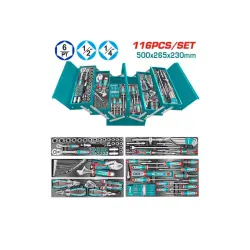 Գործիքների հավաքածու  TOTAL THTCS351167 116 կտոր