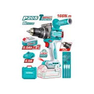 Հարվածային գայլիկոնիչ մարտկոցային (անխոզանակ) TOTAL TIDLI201668 20Վ 166Նմ