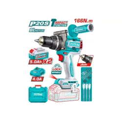 Հարվածային գայլիկոնիչ մարտկոցային (անխոզանակ) TOTAL TIDLI201668 20Վ 166Նմ