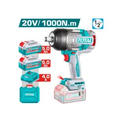 Аккумуляторный ударный гайковерт TOTAL TIWLI20100 Аккумуляторный ударный гайковерт TOTAL TIWLI20100