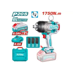 Մարտկոցային հարվածային մանեկապտտիչ Total TIWLI20175