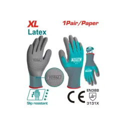 Latex gloves TOTAL TSP13107-XL