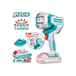 Մարտկոցային աշխատանքային լամպ TOTAL TWLI20887