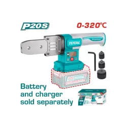 Պլաստիկ խողովակների զոդման մարտկոցային սարքեր TOTAL TWTLI2018